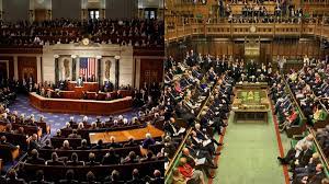 Picture of Parliament and the US Senate