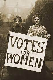 Picture of two Women suffragettes